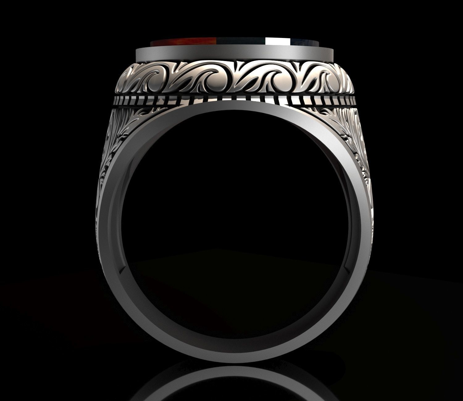 Mens Ring 3D print model_2