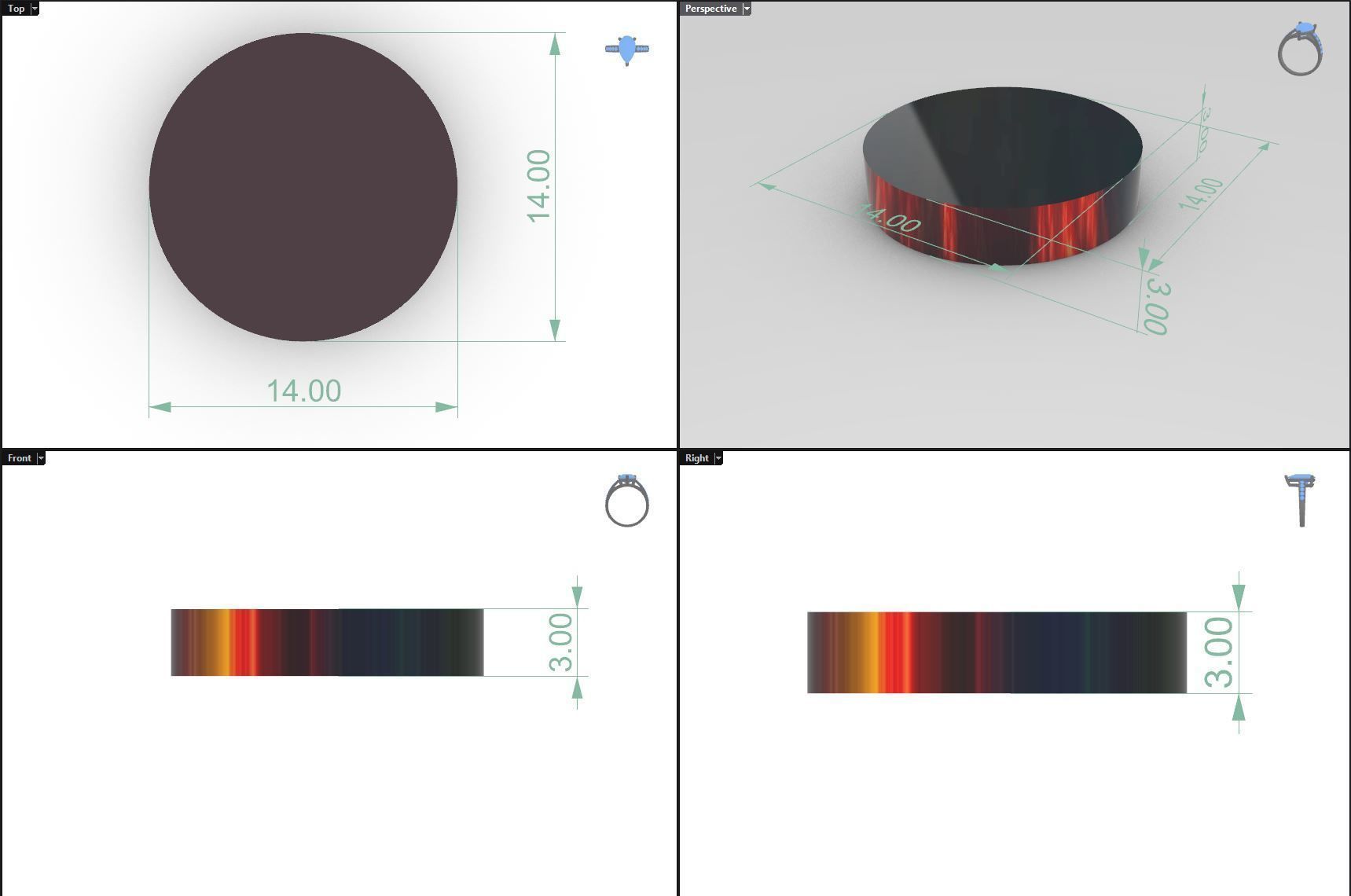 Mens Ring 3D print model_4