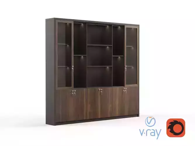Modern Office High Cabinet File For Director 