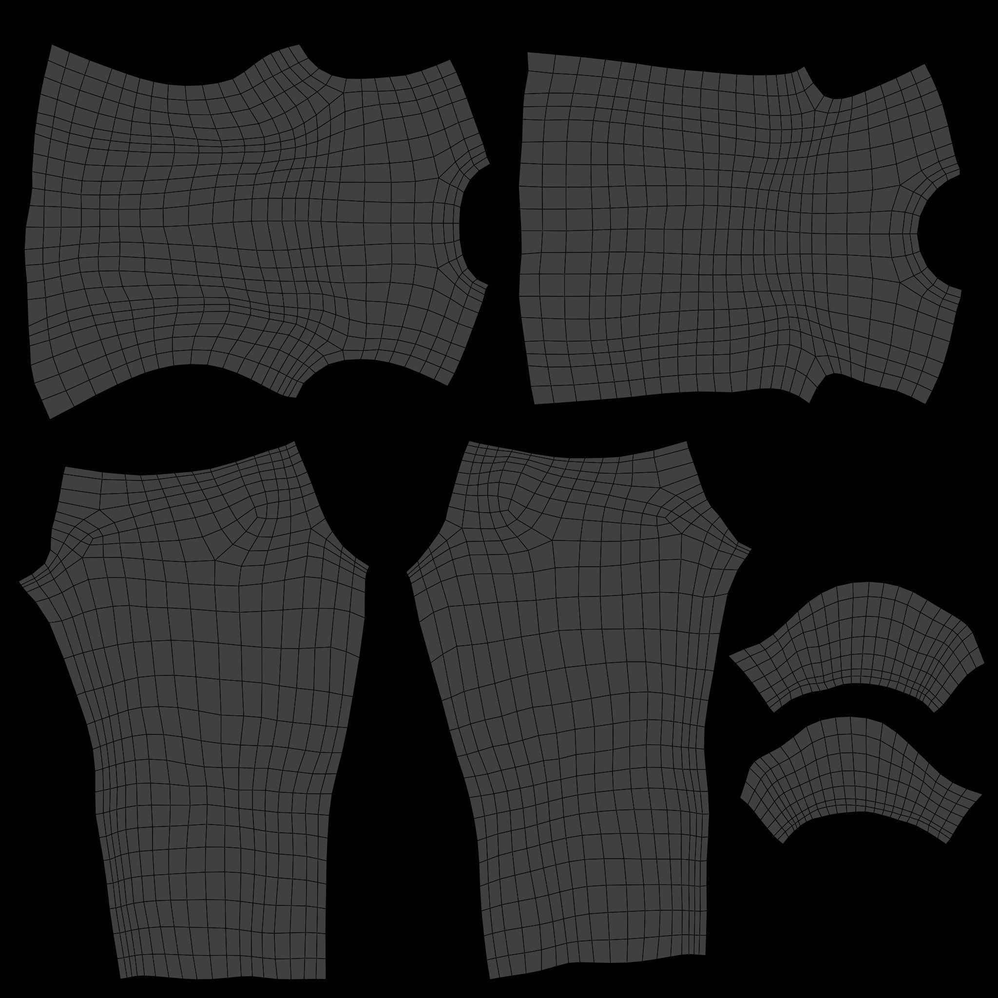 Free male boy Rigged low poly model Low-poly 3D model_12