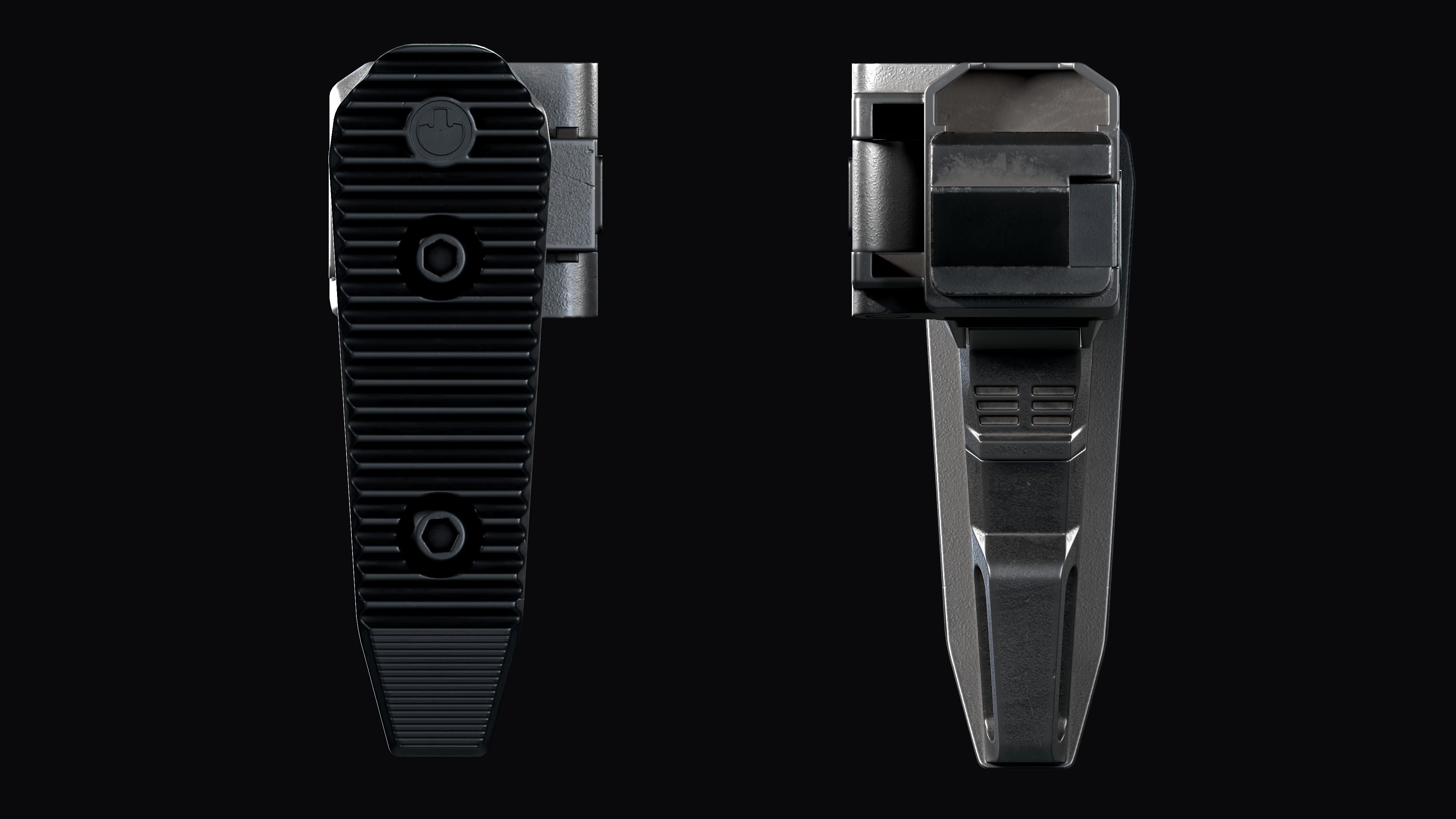  Magpul Zhukov-S stock AKM AK 74 Low-poly 3D model_15