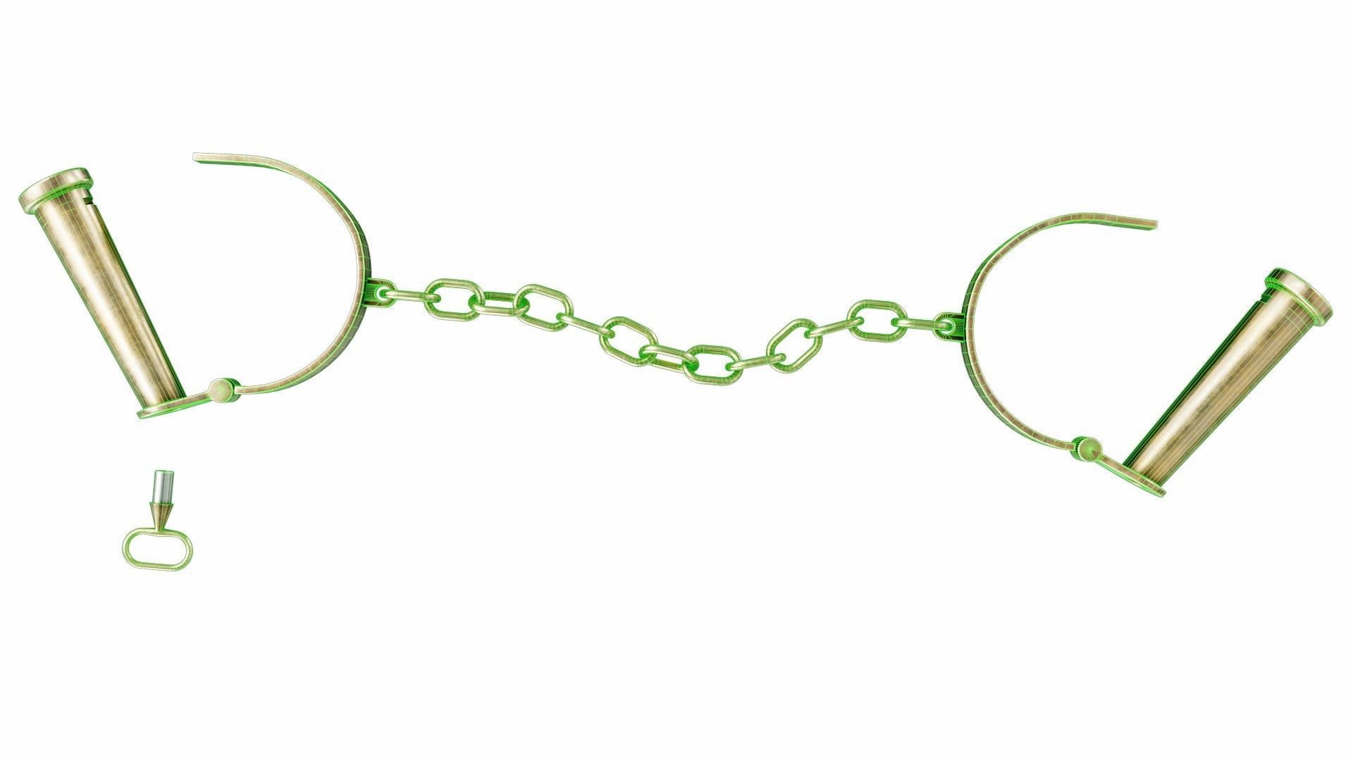 Bronze shackles 3D model CGTrader