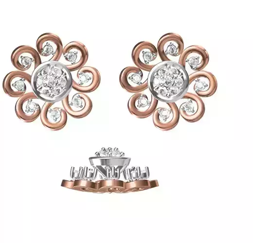 Women Earrings STL JCD Details