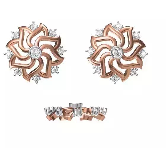 Women Earrings STL JCD Details