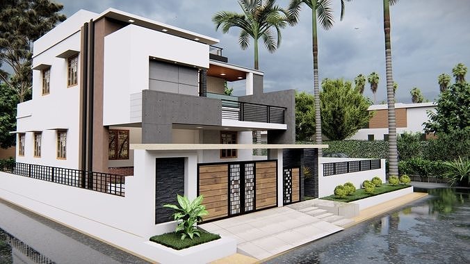 House 3 3D model 6