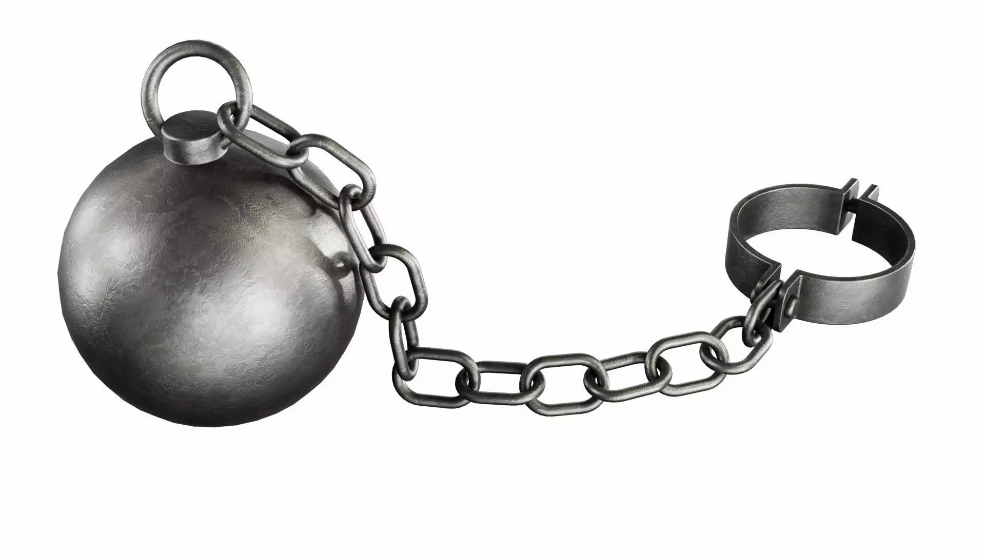 Shackles with weight 3D model