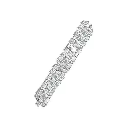 Art Deco Style Diamond Bracelet