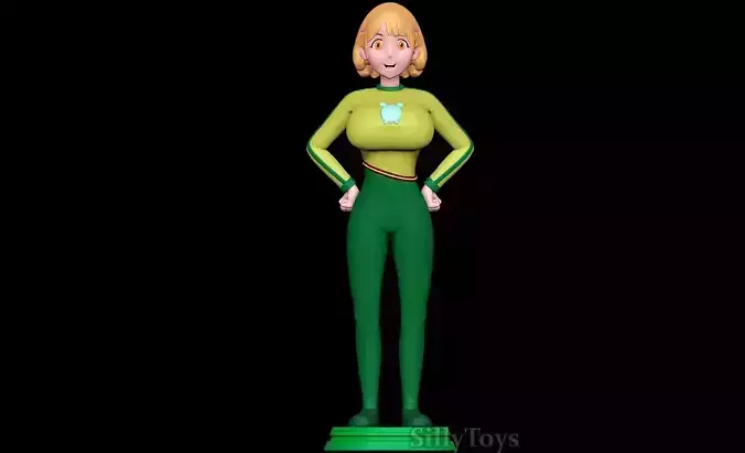 Ryoka Narusawa with Yolkian outfit