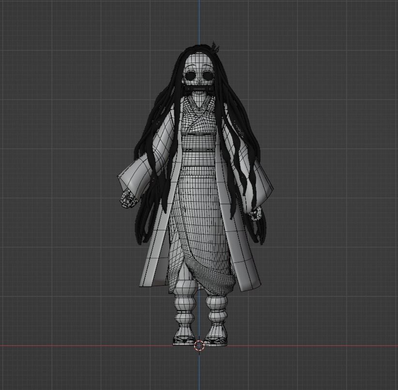 Nezuko Kamado - Demon Slayer 3D model_11