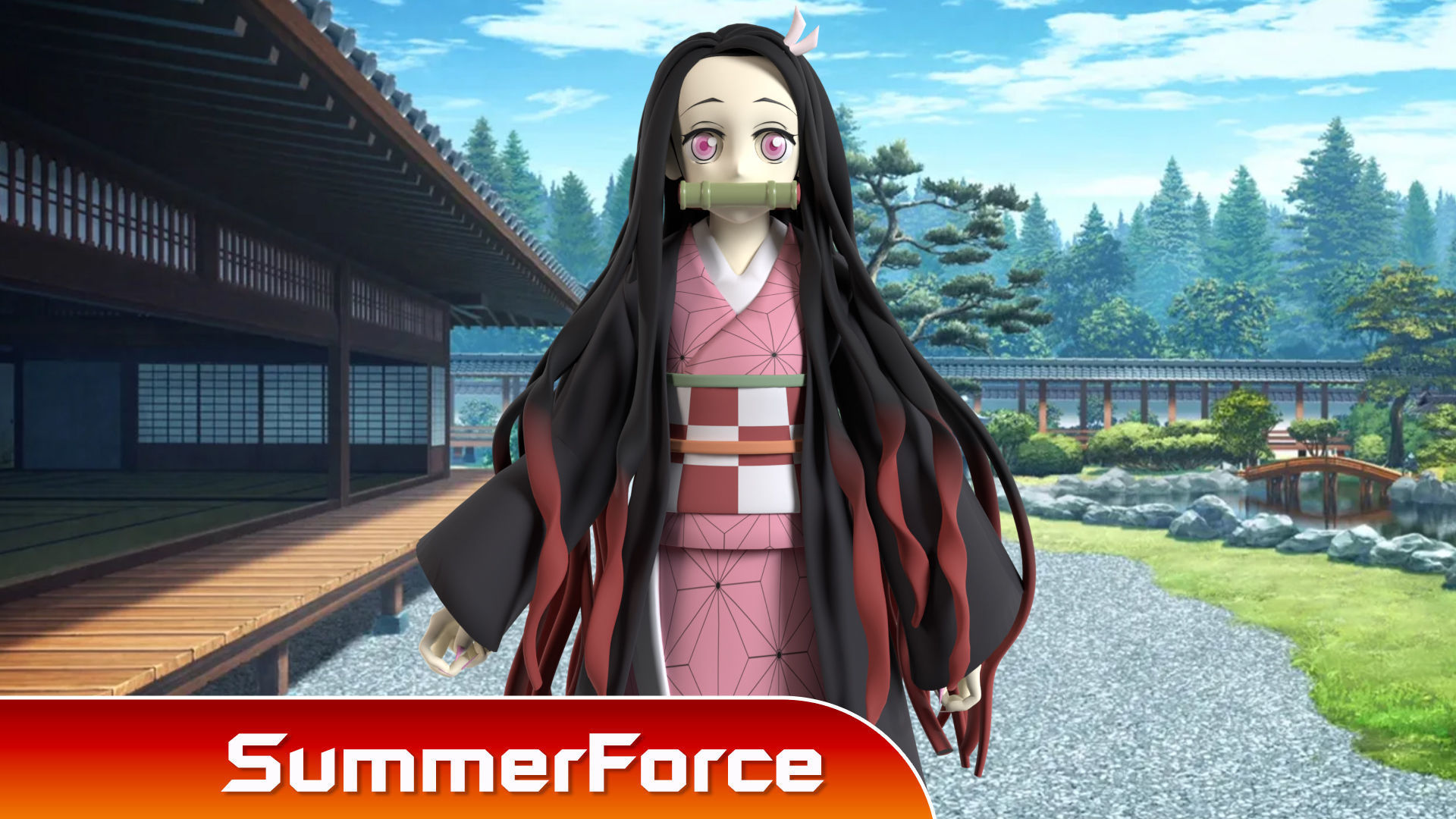 Nezuko Kamado - Demon Slayer 3D model_1