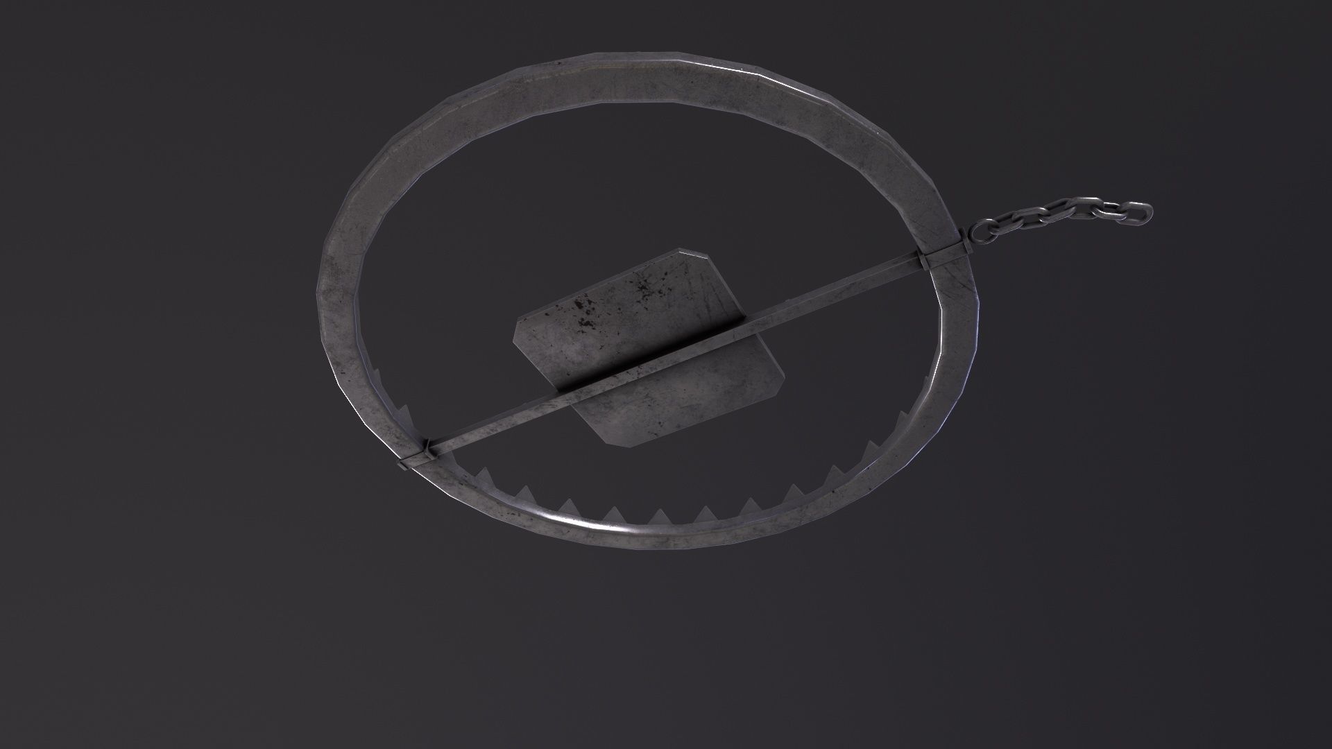 Bear Trap 3D Model Low-poly 3D model_5