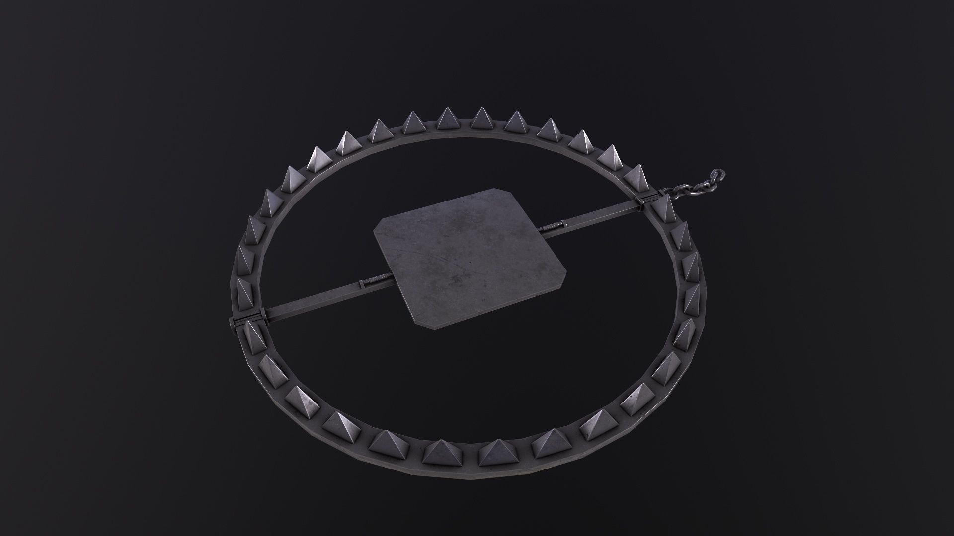 Bear Trap 3D Model Low-poly 3D model_3