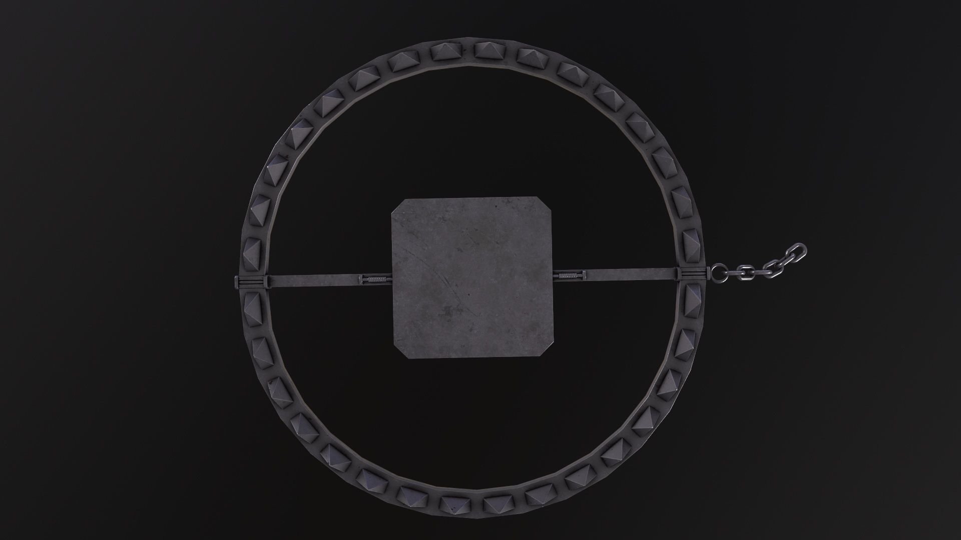 Bear Trap 3D Model Low-poly 3D model_4