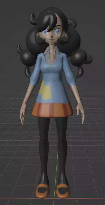 Emma pokemon trainer 3D print model_0