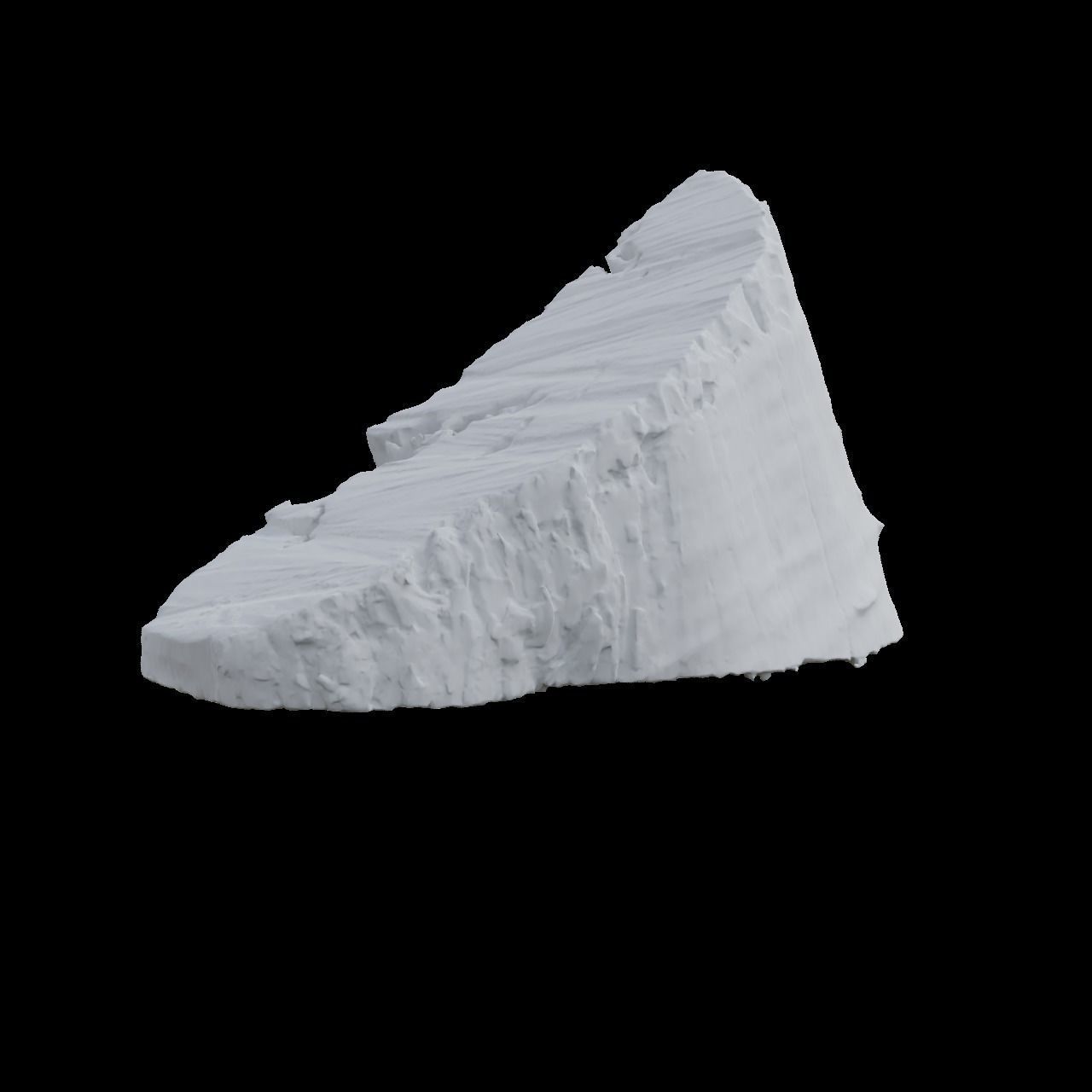 Wood Log 4 3D model_2