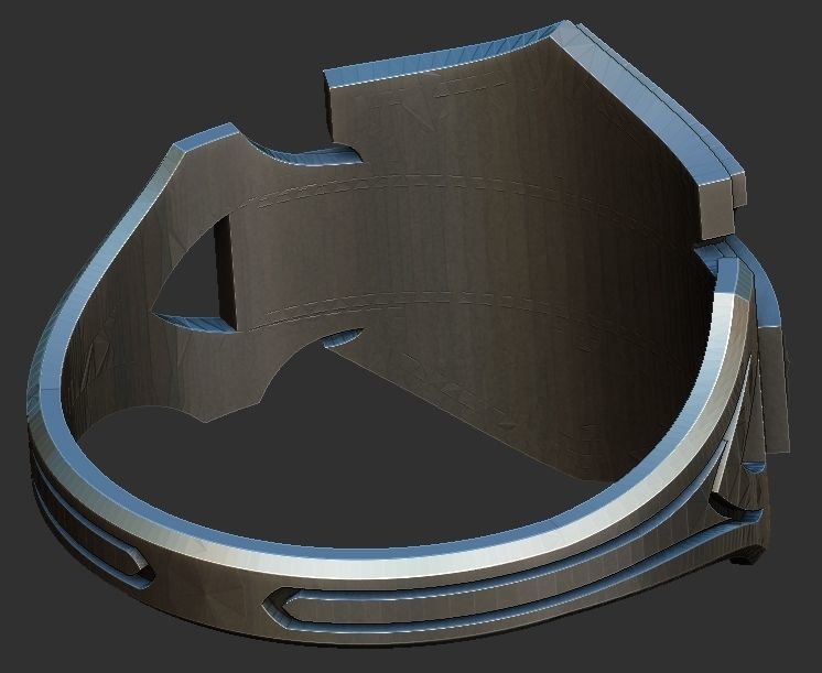 Harley Davidson Ring 3D print model_7