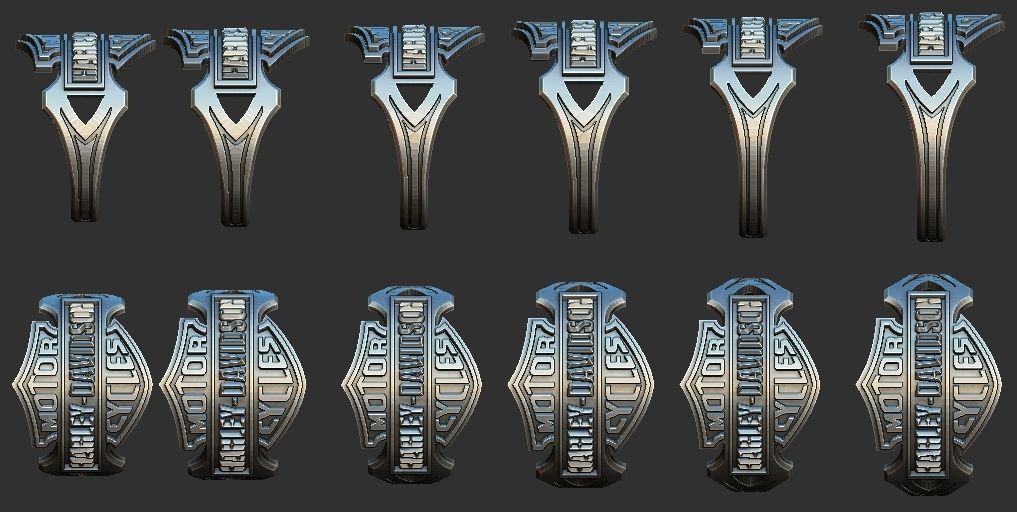 Harley Davidson Ring 3D print model_8