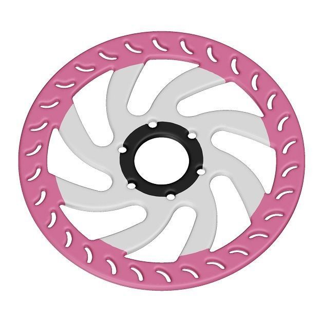 Bicycle Disc Rotor Toy 3D model_4
