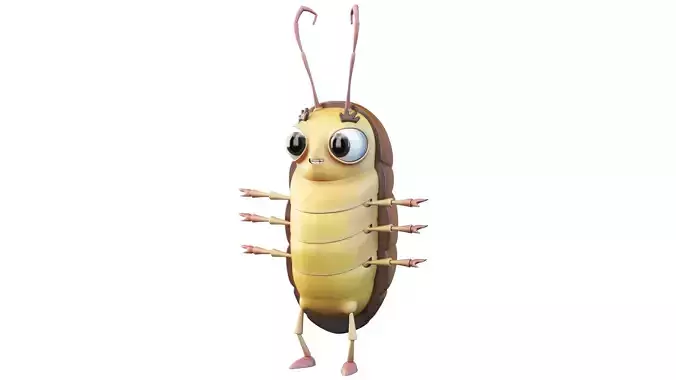 Cartoon Beetle Character
