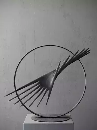 Flying Through 2 Sculpture