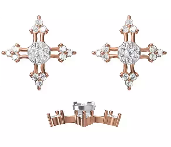 Women Earrings STL JCD Details