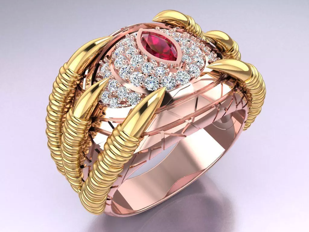 Claw rings - N5406 3D print model