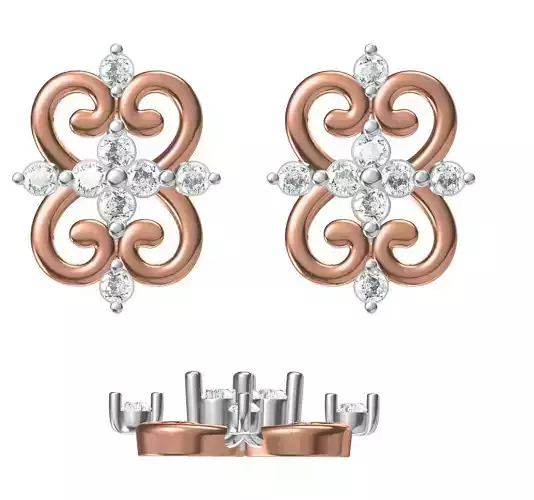 Women Earrings STL JCD Details