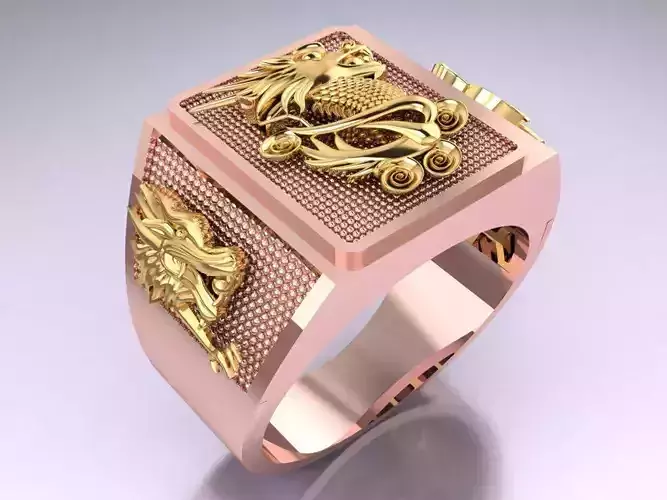 Dragon Ring - Mens Ring - N6940