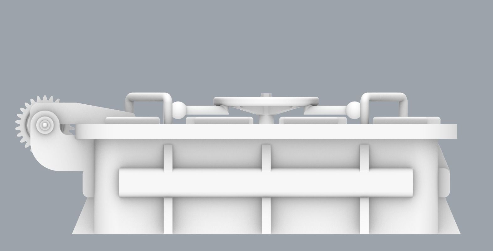 Hatch 1 Low-poly 3D model_8