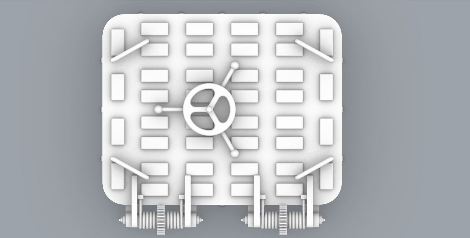 Hatch 1 Low-poly 3D model_3