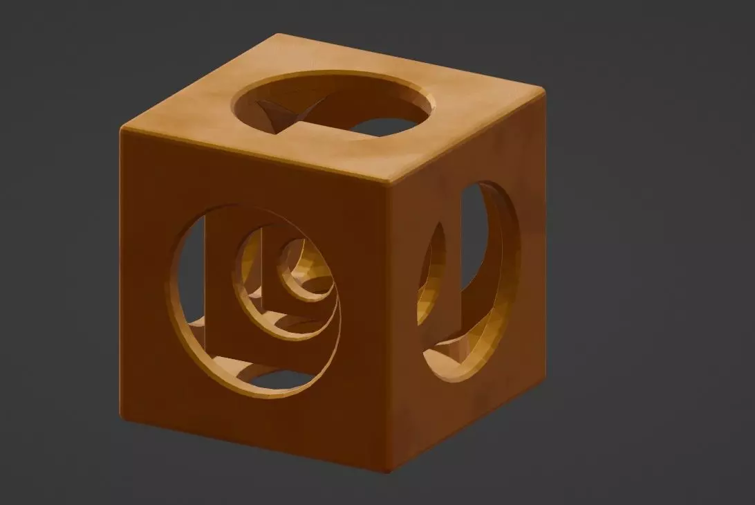  Concentric cubes Free 3D print model_0