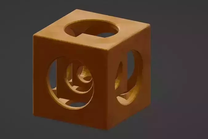  Concentric cubes Free 3D print model
