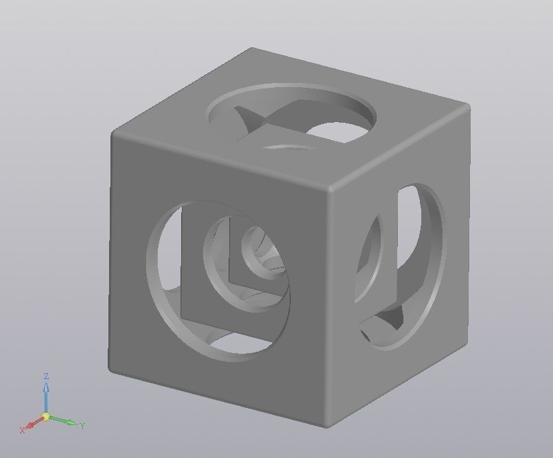  Concentric cubes Free 3D print model_2