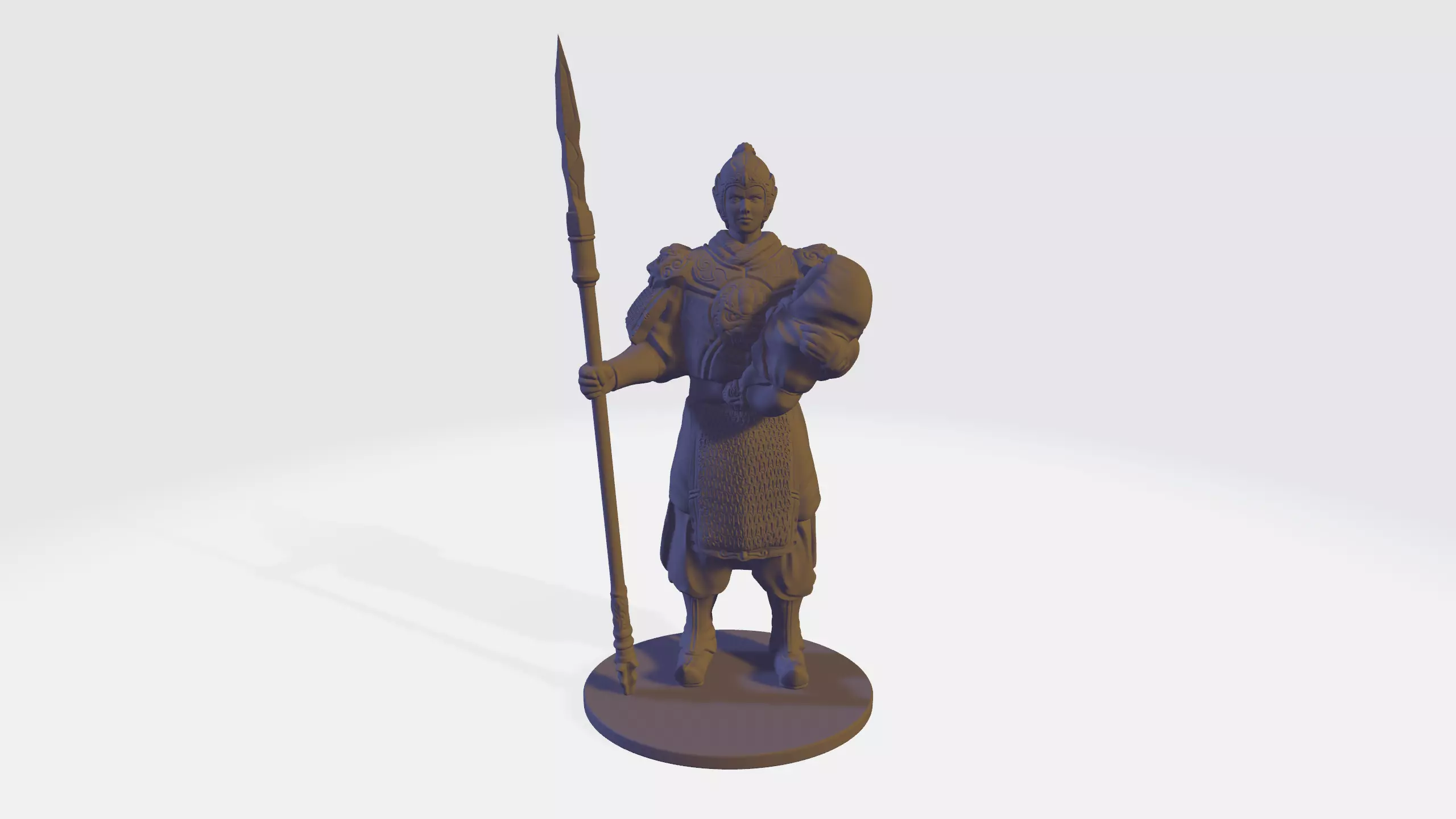 Three Kingdoms characters Zhao Yun Zhao Zilong Ancient Generals 3D print model
