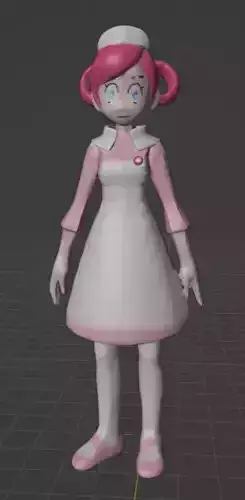 nurse joy kalos 3D print model