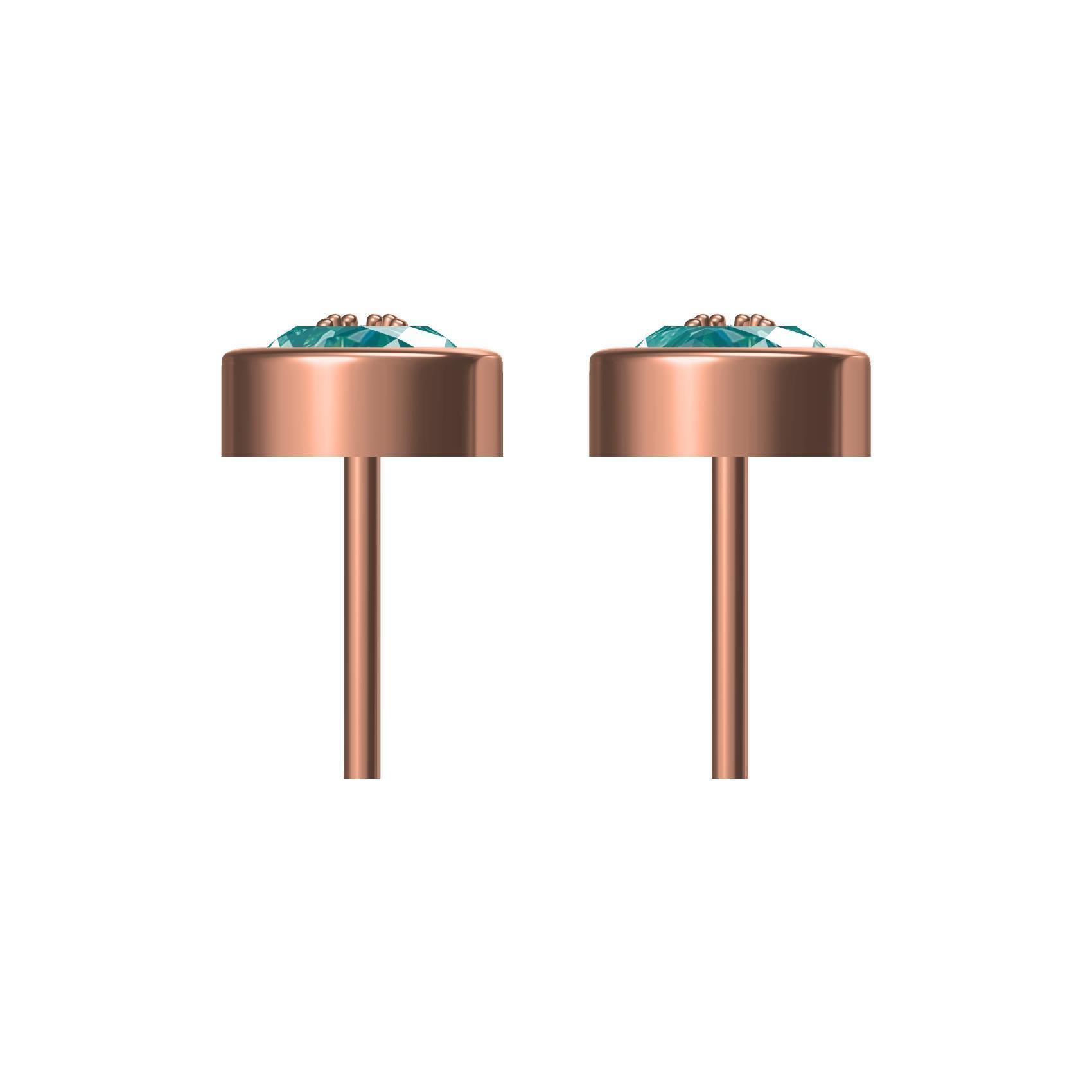 Round and Marquise and Pear Diamond Stud Earring 3D print model_4