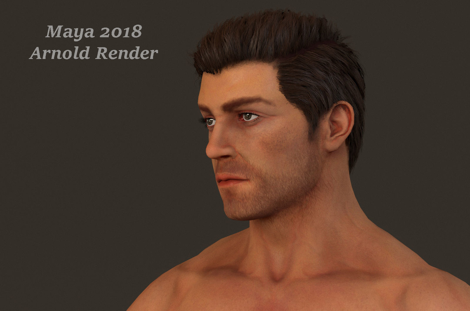 Male Base Complete Rig Low-poly 3D model_12