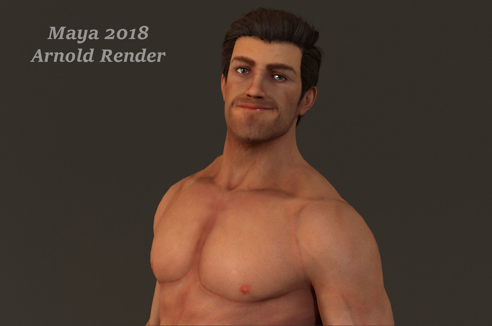 Male Base Complete Rig Low-poly 3D model_11