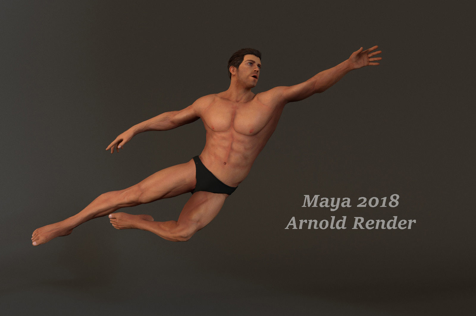 Male Base Complete Rig Low-poly 3D model_9