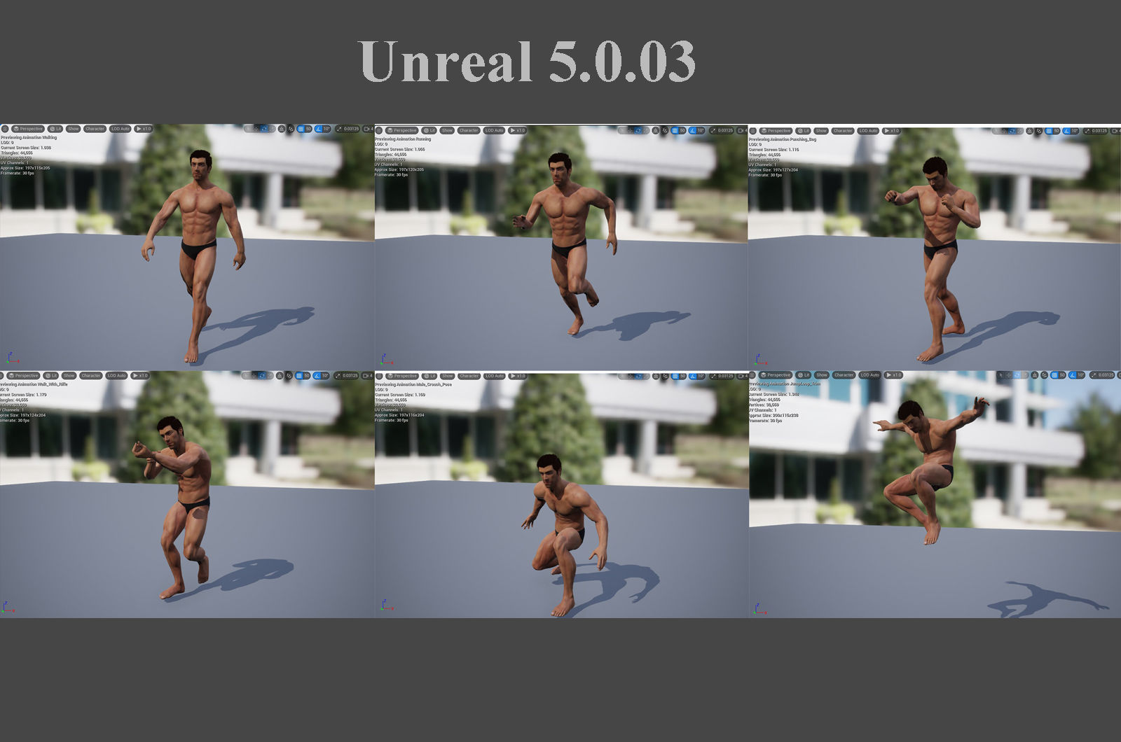 Male Base Complete Rig Low-poly 3D model_16