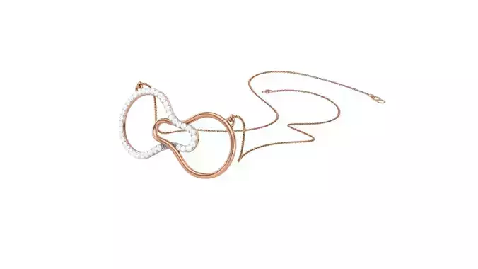 Classy Diamond Pendant Earrings Set renders 3dm stl obj 3mf  3D print model