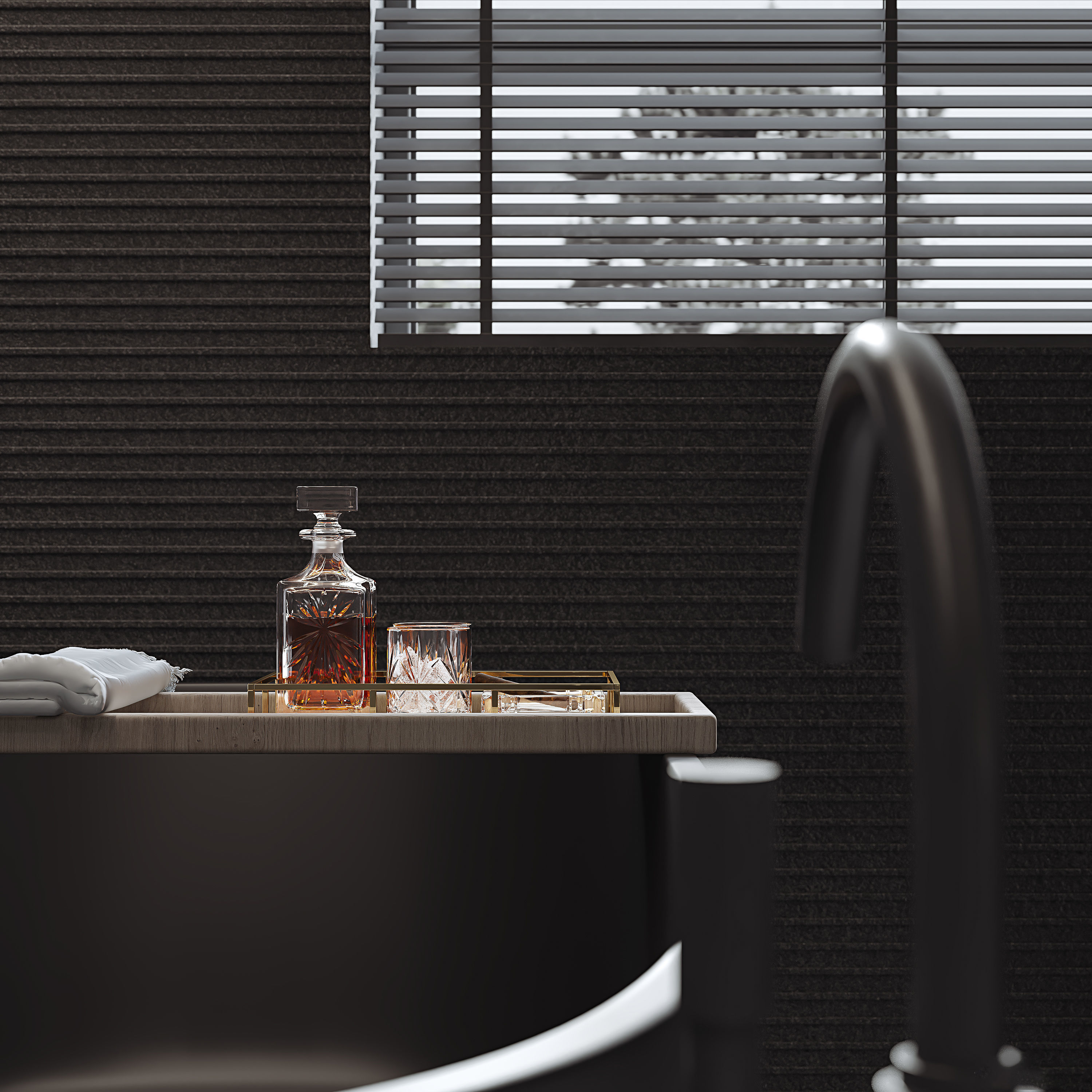 3D model of modern bathroom interior design 3D model_8