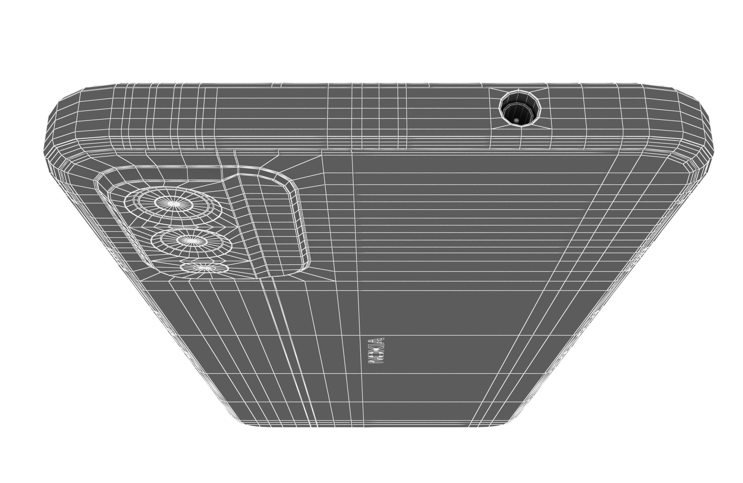Nokia C32 Charcoal Low-poly 3D model_24