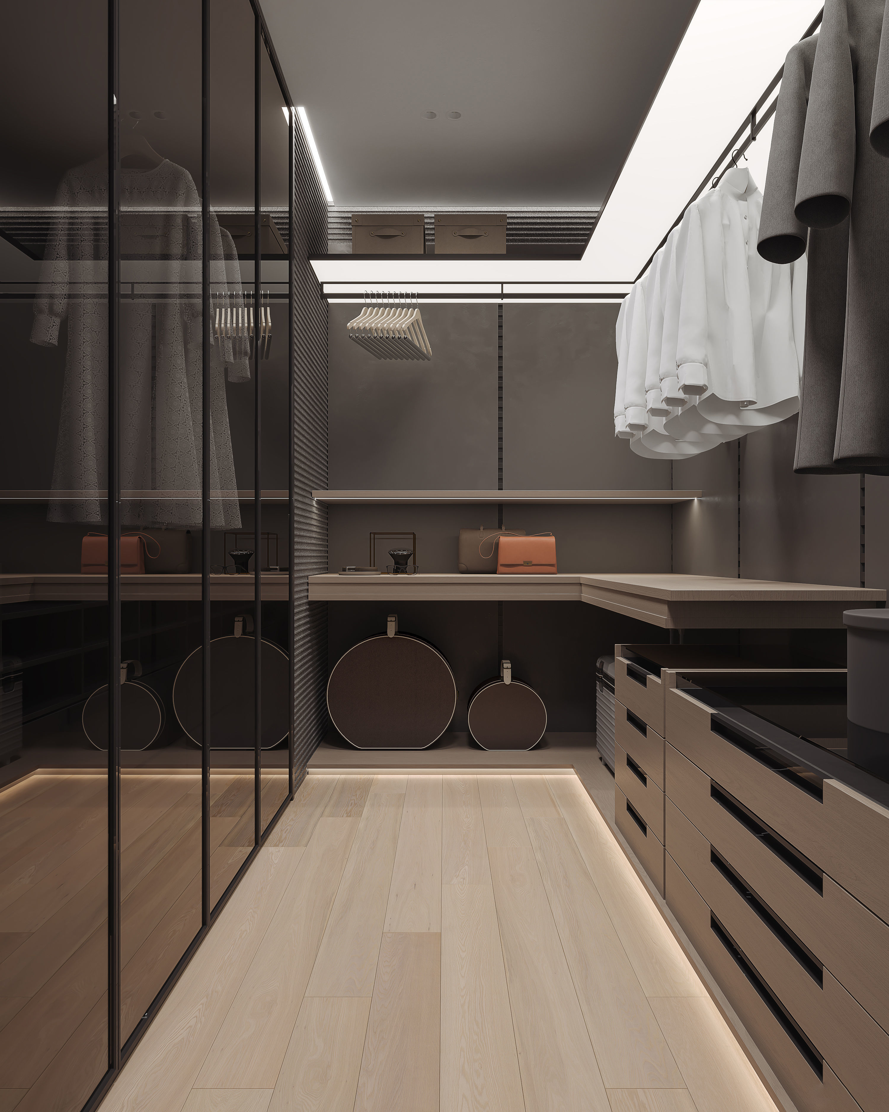 Modern Cloakroom Design 3D Model 3D model | CGTrader