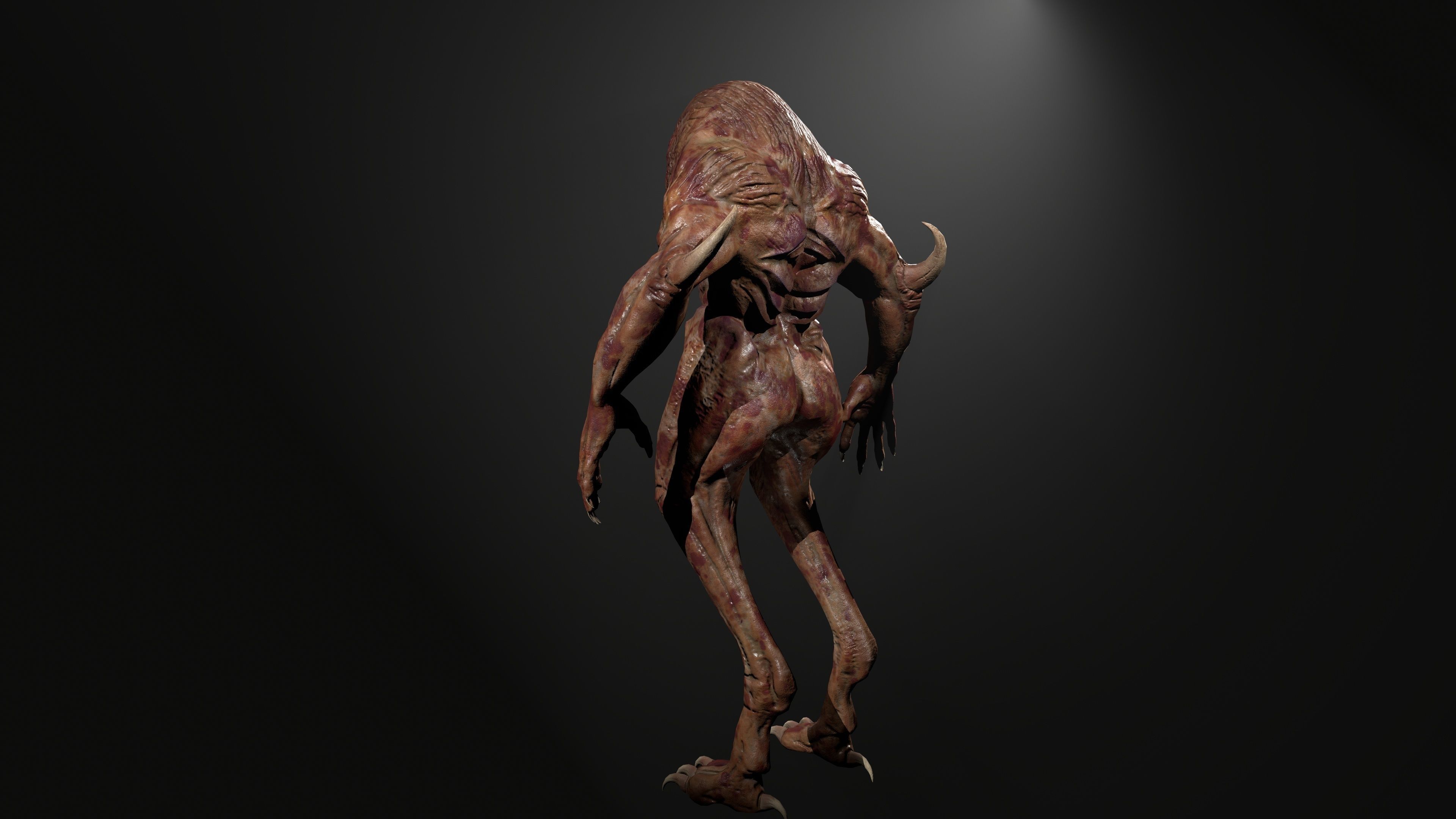 Warder Low-poly 3D model_6