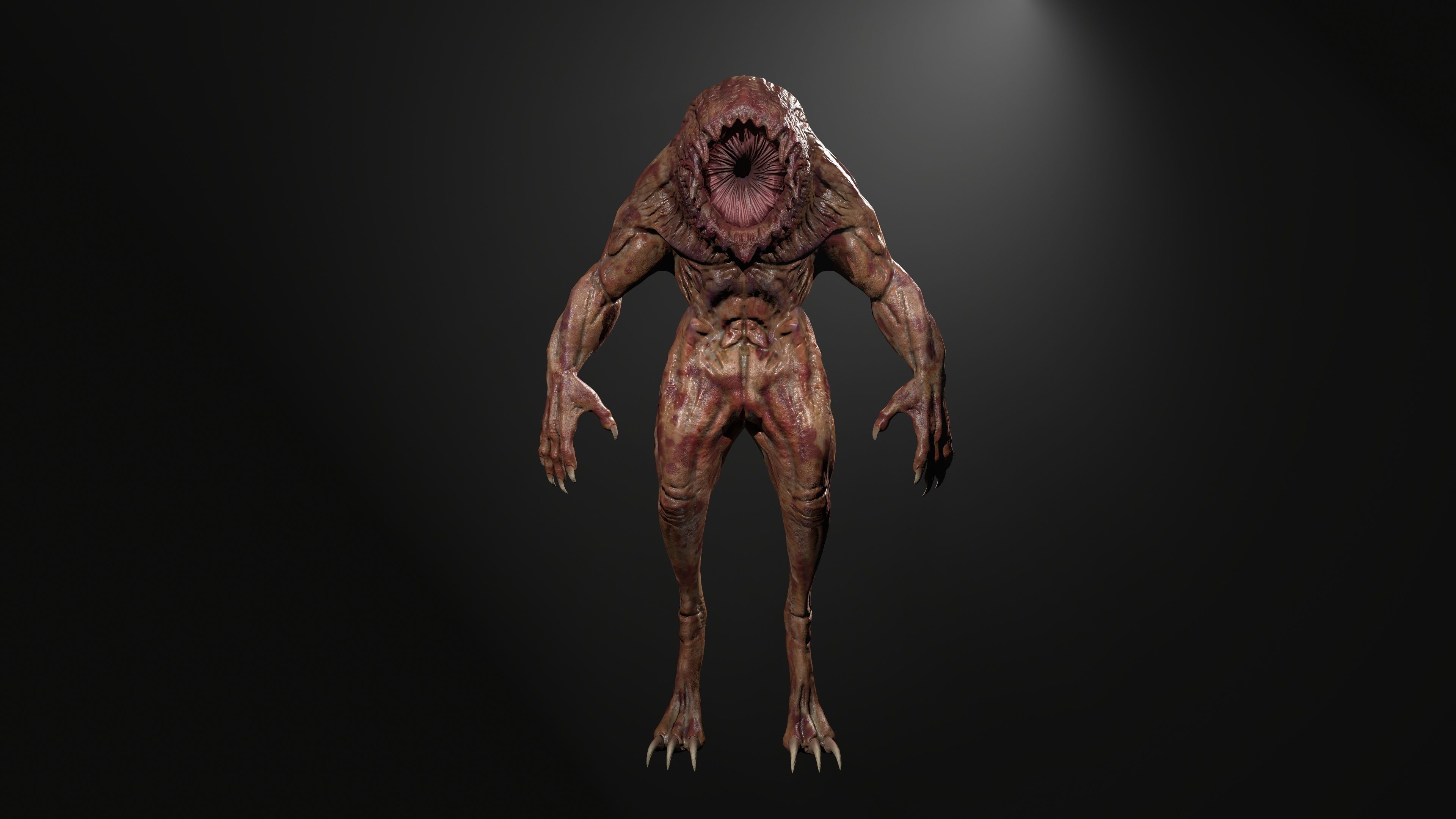 Warder Low-poly 3D model_1