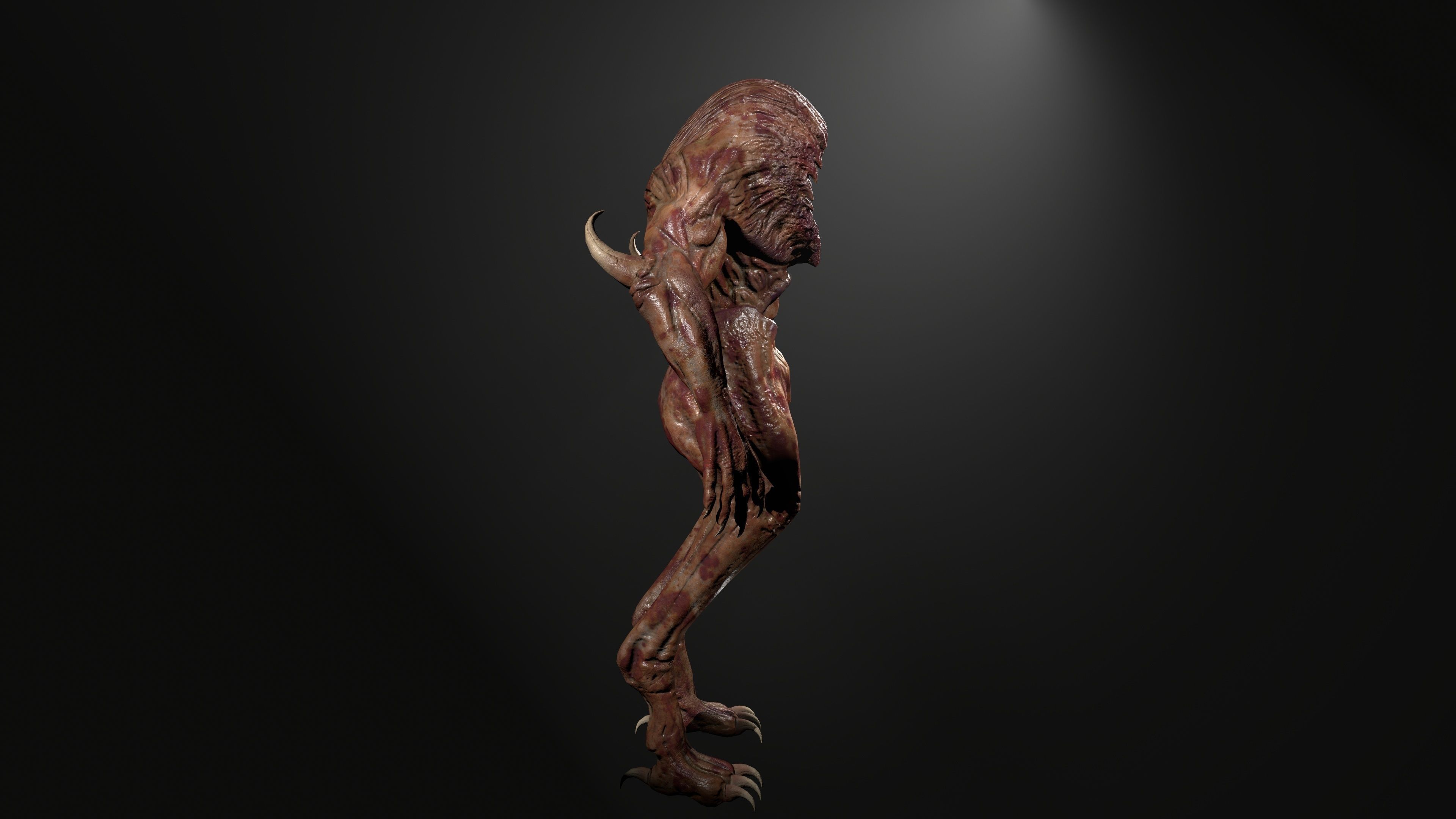 Warder Low-poly 3D model_3