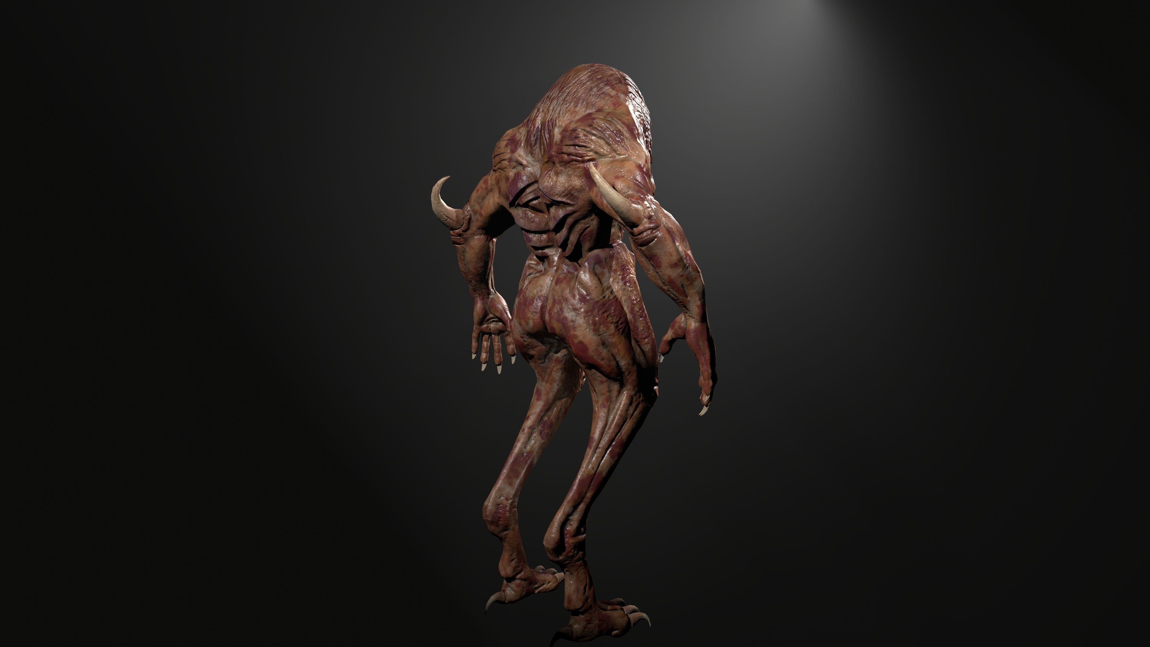 Warder Low-poly 3D model_4