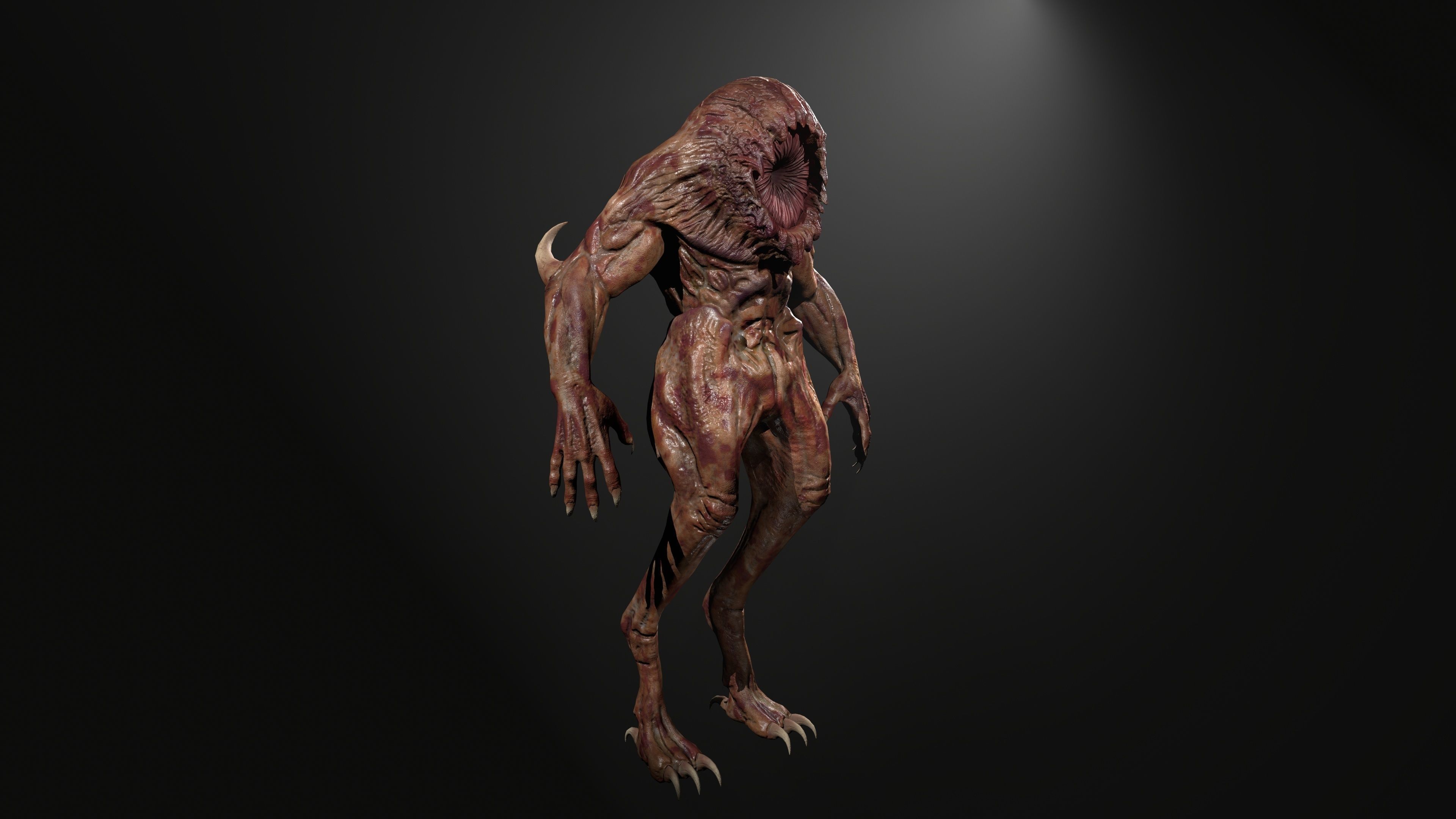 Warder Low-poly 3D model_2