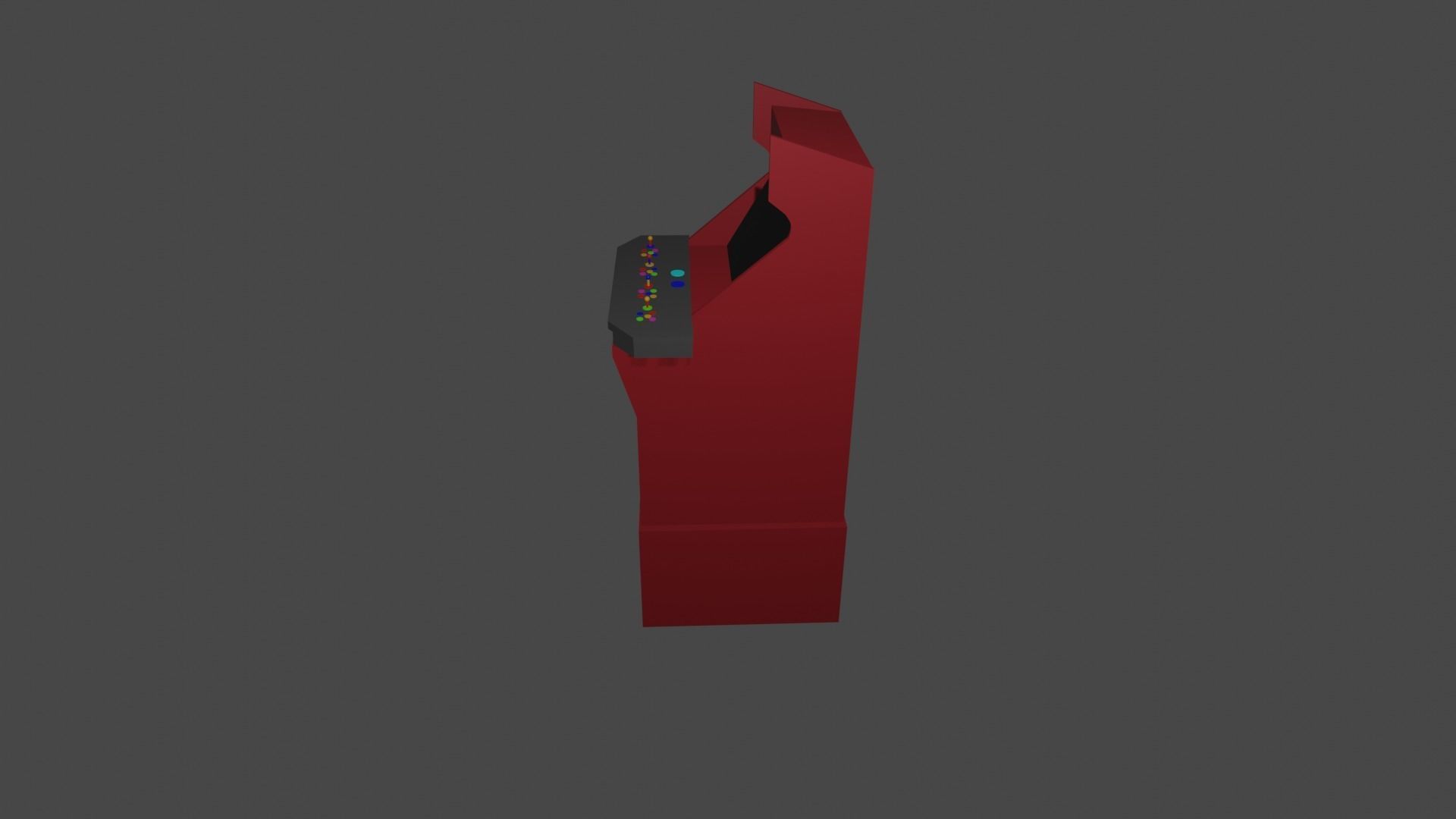 Arcade Game 3D Model Low-poly 3D model_1